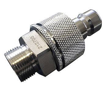 Quick-disconnect adapter M16x1