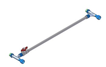 Manually adjustable bypass M24x1,5 for Unistats (tower housing)